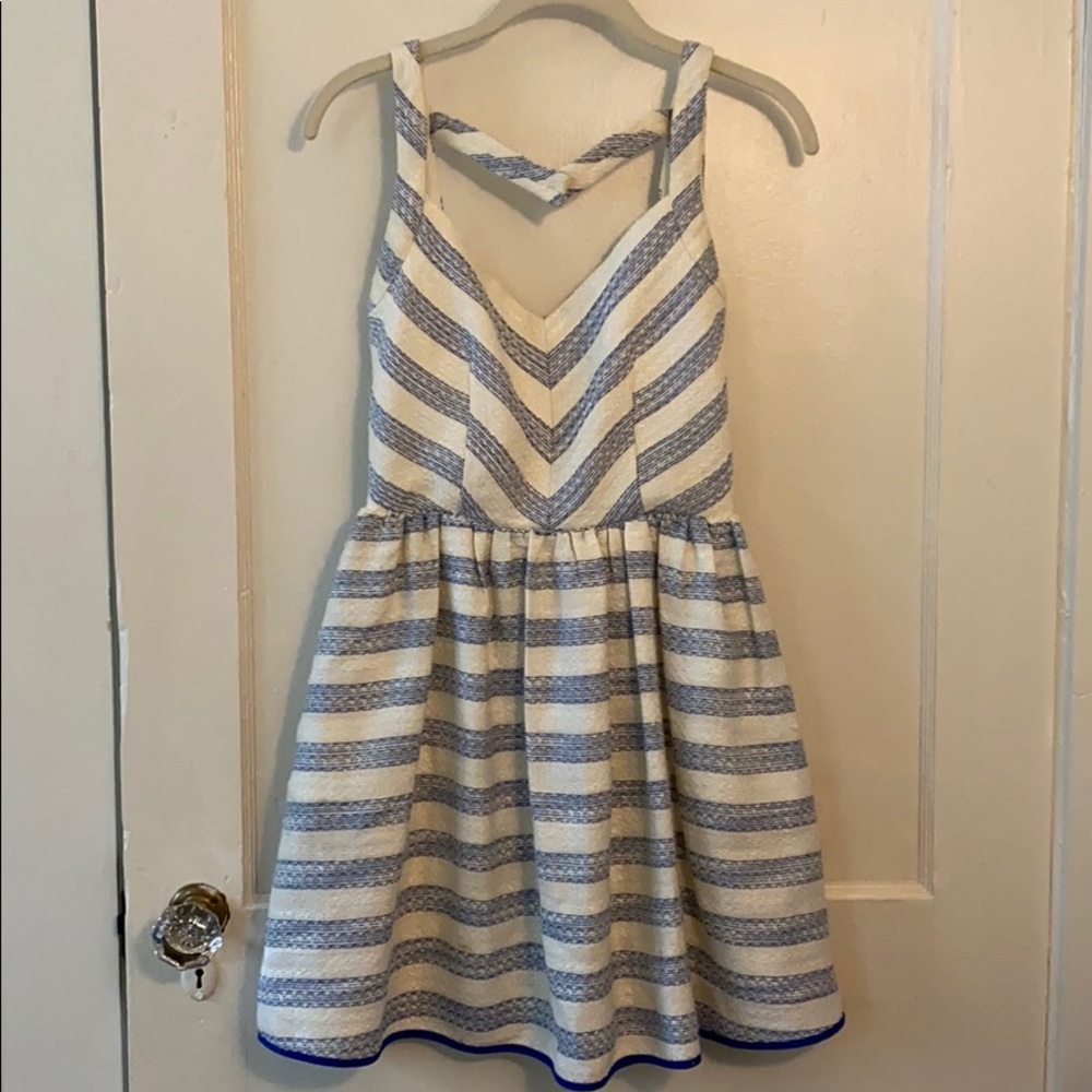 Nautical stripe dress for summer!